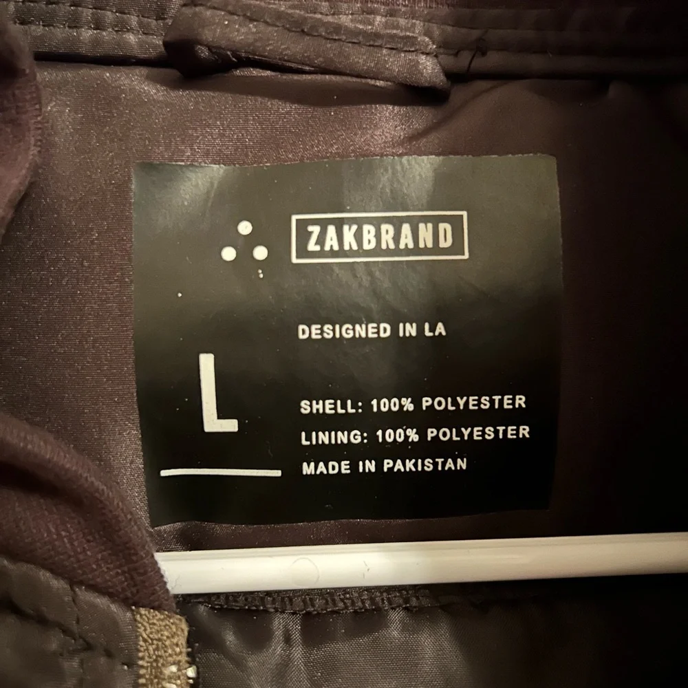 ZAKBRAND Puffer Vest / Jacket sleeveless w/Pockets‎ - Large Black